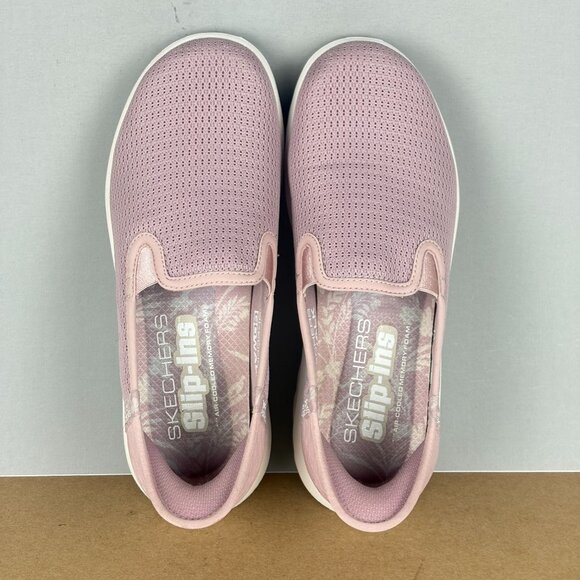 Skechers Slip-Ins Go Walk 5 Joy Vela Shoes Womens 6 Mauve Pink Memory Foam - Picture 10 of 11